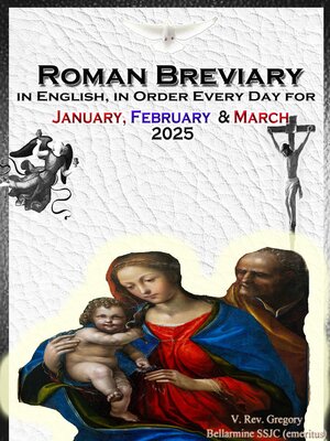 cover image of The Roman Breviary in English, in Order, Every Day for January, February, March 2025